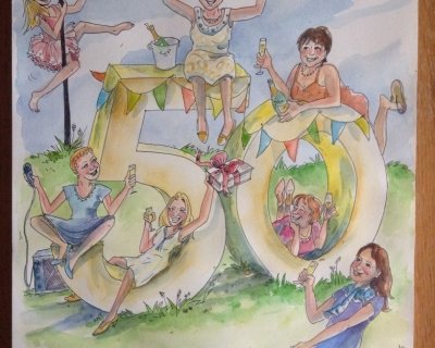 Personalised birthday picture